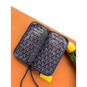 Goyard Plumet Pocket Wallet Heart Navy Blue