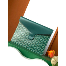 Goyard Camondo 2 Pouch Green Bag