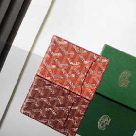 Goyard Insert Victoire Card Wallet Red