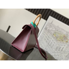 Goyard Sa&Atilde;&macr;gon PM Burgundy Bag
