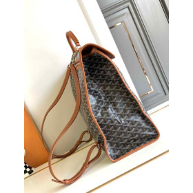Goyard Saint Leger Backpack X Hulot Edmon Black & Tan
