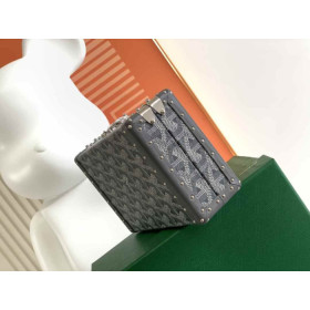 Goyard Minaudiere Trunk Grey Bag