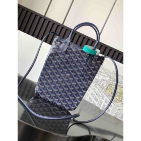 Goyard Poitiers Navy Blue Bag
