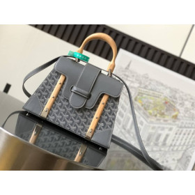Goyard Sa&Atilde;&macr;gon PM Grey Bag