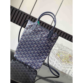 Goyard Poitiers Navy Blue Bag
