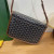 Goyard Belvedere Messenger Goyardine MM Black & Tan Bag