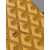 Goyard Minaudiere Trunk Yellow Bag