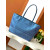 Goyard Artois MM Goyardine Pearlescent Blue Bag