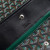 Goyard Saint Louis Claire Voie GM Black with Aqua Green Bag