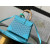 Goyard Sa&Atilde;&macr;gon Structure Mini Blue Bag