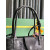 Goyard Anjou Mini Limited Edition Three-Color Y-Shaped Letters Painted Black Bag