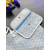 Goyard Saint Louis Goyardine Claire Voie PM White & Blue Bag
