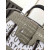 Goyard Sa&Atilde;&macr;gon Structure Mini Crocodile Leather Embroidered Grey Bag