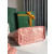 Goyard Anjou Mini Limited Edition Three-Color Y-Shaped Letters Painted Pink Bag