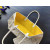 Goyard Saint Louis Goyardine Claire Voie PM White & Yellow Bag