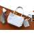 Goyard Anjou Mini Heart White Bag