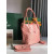 Goyard Anjou Mini Limited Edition Three-Color Y-Shaped Letters Painted Pink Bag