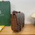 Goyard Belvedere Messenger Goyardine MM Black & Tan Bag