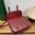 Goyard Belvedere Messenger Goyardine MM Red Bag