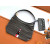 Goyard Boheme Hobo Heart & French Bulldog Black Bag
