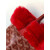 Goyard Rabbit Fur Mini Tote Red Bag