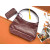 Goyard Boheme Hobo Heart & French Bulldog Burgundy Bag