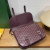 Goyard Belvedere Messenger Goyardine MM Burgundy Bag