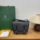 Goyard Belvedere Messenger Goyardine PM Black Bag